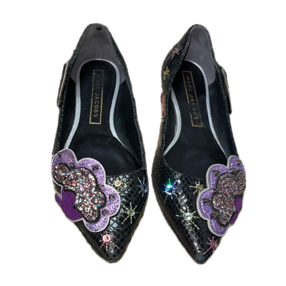 Marc Jacobs X Julie Verhoeven Embellished Pointy
Flats Shoes 36 5.5